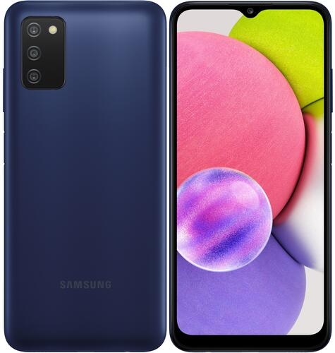Купить 6.5&quot; Смартфон Samsung Galaxy A03s 64 ГБ синий  в E-mobi