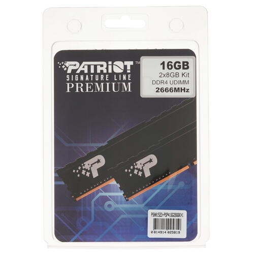 Купить Оперативная память Patriot Signature Line Premium [PSP416G2666KH1] 16 ГБ  в E-mobi