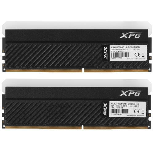 Купить Оперативная память A-Data XPG Spectrix D45G RGB [AX4U36008G18I-DCBKD45G] 16 ГБ  в E-mobi