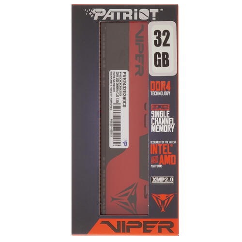 Купить Оперативная память Patriot Viper Elite II [PVE2432G360C0] 32 ГБ  в E-mobi