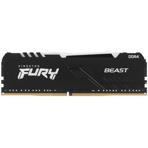 Купить Оперативная память Kingston FURY Beast Black RGB [KF426C16BBA/16] 16 ГБ  в E-mobi