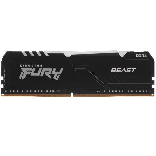 Купить Оперативная память Kingston FURY Beast Black RGB [KF432C16BBA/16] 16 ГБ  в E-mobi