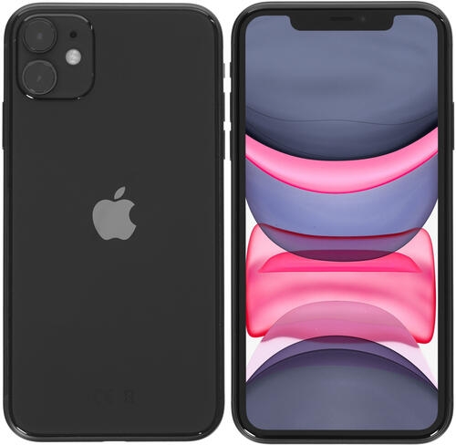 Купить 6.1&quot; Смартфон Apple iPhone 11 64 ГБ черный  в E-mobi