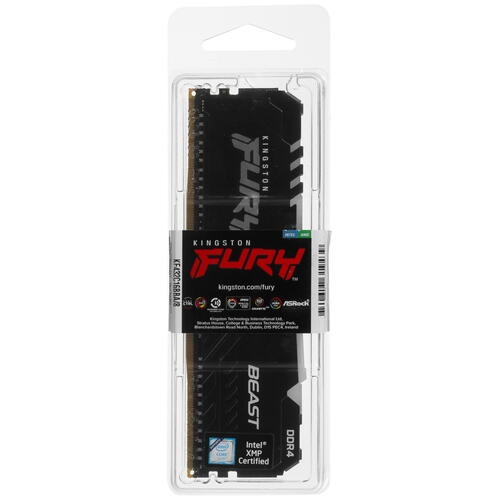 Купить Оперативная память Kingston FURY Beast Black RGB [KF432C16BBA/8] 8 ГБ  в E-mobi
