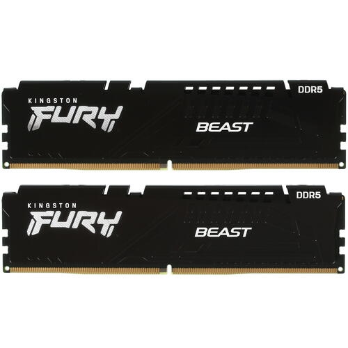 Купить Оперативная память Kingston FURY Beast Black [KF552C40BBK2-32] 32 ГБ  в E-mobi