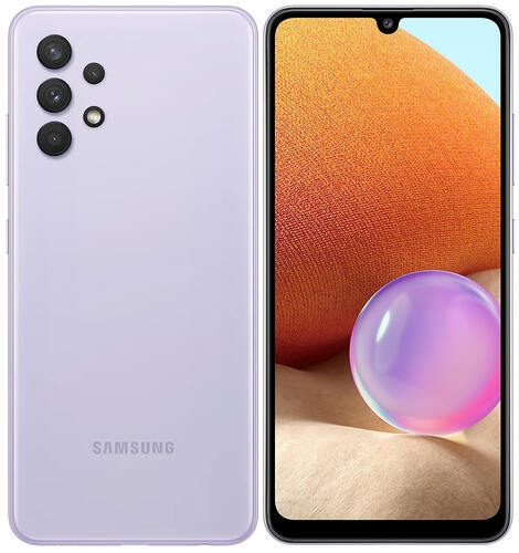 Купить 6.4&quot; Смартфон Samsung Galaxy A32 128 ГБ фиолетовый  в E-mobi