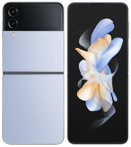 Купить 6.7&quot; Смартфон Samsung Galaxy Z Flip4 128 ГБ голубой  в E-mobi