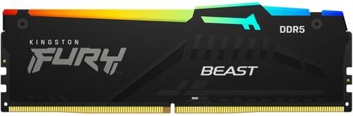 Купить Оперативная память Kingston FURY Beast Black RGB [KF552C36BBEA-16] 16 ГБ  в E-mobi