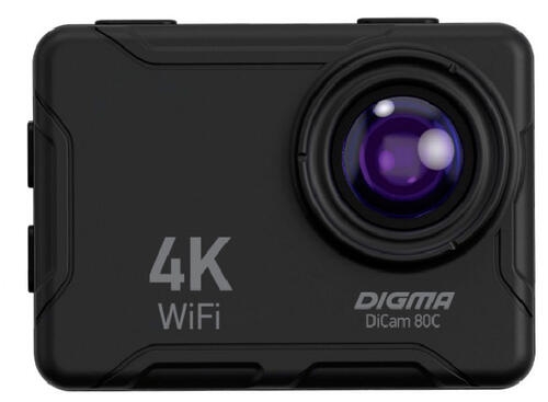 Купить Экшн-камера Digma DiCam 80C черный в E-mobi