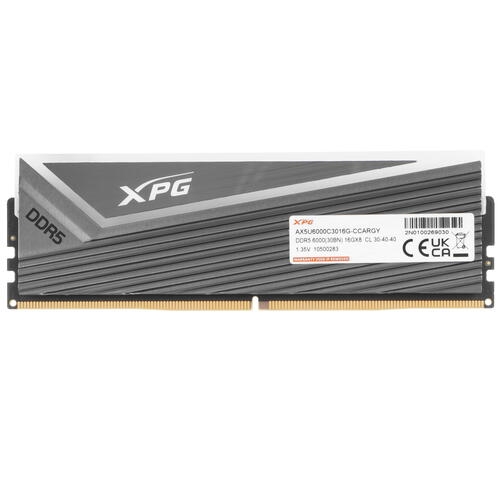 Купить Оперативная память ADATA XPG Caster RGB [AX5U6000C3016G-CCARGY] 16 ГБ  в E-mobi
