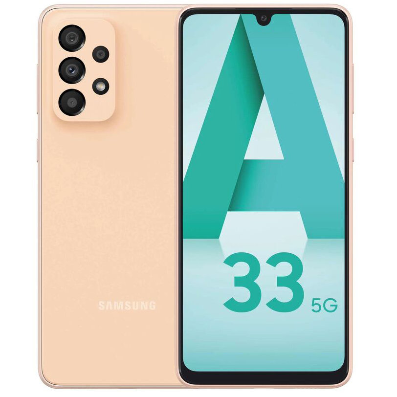 Купить Смартфон Samsung Galaxy A33 5G 6/128Gb Peach  в E-mobi