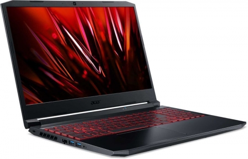 Купить Ноутбук игровой Acer Nitro 5 AN515-57-524E, 15.6&quot;,  IPS, Intel Core i5 11400H, 6-ядерный, 16ГБ DDR4, 512ГБ SSD,  NVIDIA GeForce  RTX 3050 для ноутбуков - 4 ГБ, черный   в E-mobi