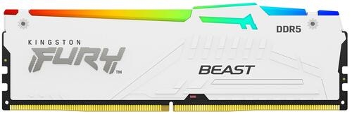 Купить Оперативная память Kingston Fury Beast AMD RGB White [KF560C36BWEA-32] 32 ГБ  в E-mobi