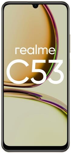 Купить 6.74&quot; Смартфон realme C53 128 ГБ золотистый  в E-mobi