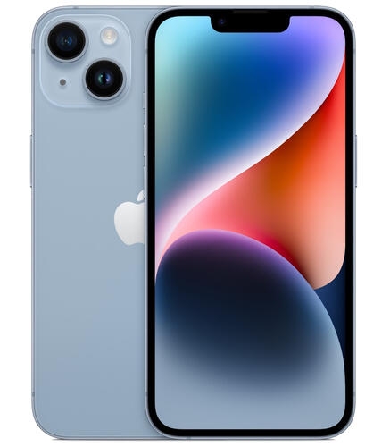 Купить 6.1&quot; Смартфон Apple iPhone 14 256 ГБ голубой  в E-mobi