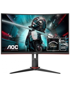 Купить 27" Монитор AOC CQ27G2U/BK красный, черный 144Hz 2560x1440 VA  в E-mobi