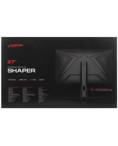 Купить 27" Монитор Ardor Gaming SHAPER AQ27H4 черный VA 2560x1440 165Hz  в E-mobi