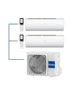 Купить Мульти сплит-система Haier AS25S2SJ2FA-W/2U40S2SM1FAх2  в E-mobi