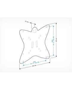 Купить Кронштейн для LCD TV HOLDER LCDS-5049 19" – 32", 30 кг  в E-mobi