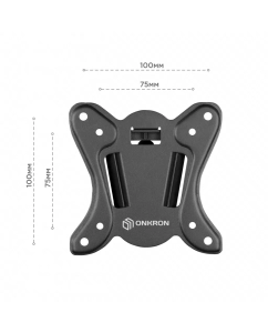 Купить Кронштейн для телевизора 10"-32" ONKRON NP13 наклонно-поворотный, чёрный  в E-mobi