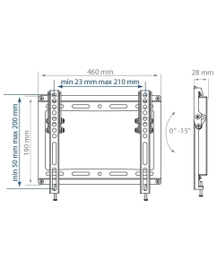 Купить Кронштейн для телевизора Kromax Ideal-6 White  в E-mobi