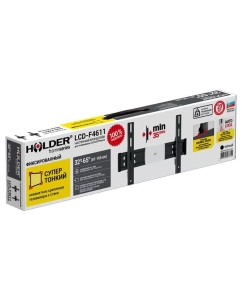 Купить Кронштейн для телевизора Holder LCD-F4611-B Black  в E-mobi