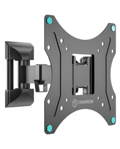 Купить Кронштейн для телевизора 17"-43" ONKRON NP24 наклонно-поворотный, чёрный  в E-mobi