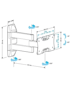 Купить Кронштейн для телевизора Holder LCDS-5065 Black  в E-mobi