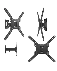 Купить Кронштейн для телевизора 26"-65" ONKRON M2 наклонно-поворотный, чёрный  в E-mobi