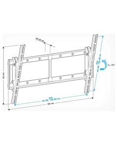 Купить Кронштейн для телевизора Holder LCD-T6606-B Black  в E-mobi