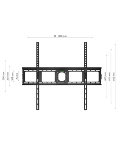 Купить Кронштейн для телевизора 55"-100" ONKRON UF4 фиксированный, чёрный  в E-mobi