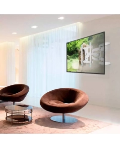 Купить Кронштейн для телевизора 40"-70" ONKRON M6L наклонно-поворотный, белый  в E-mobi