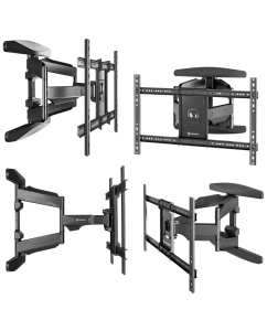 Купить Кронштейн для телевизора 40"-75" ONKRON M6L наклонно-поворотный, чёрный  в E-mobi