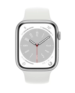 Купить Часы Apple Watch Series 8 GPS 45mm Silver Aluminium Case with White Sport Band - Regular S  в E-mobi