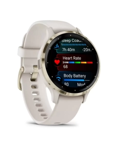 Купить Смарт-часы Garmin Venu 3S слоновой кости с золотистым безелем  в E-mobi