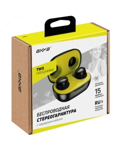 Купить Беспроводные наушники Axxa AB-02 Black  в E-mobi