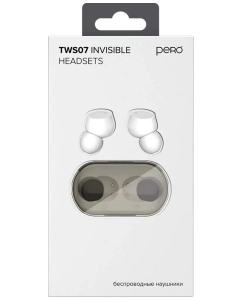 Купить Беспроводные наушники Pero TWS07 White  в E-mobi