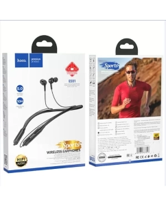 Купить Гарнитура HOCO Bluetooth ES51 Sport Wireless Earphones черная (IS002550)  в E-mobi