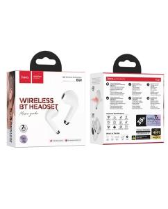Купить Беспроводные наушники Hoco EQ1 White (EQ1 Music guide White)  в E-mobi