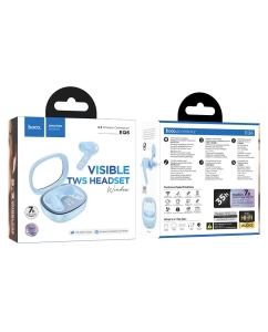 Купить Беспроводные наушники Hoco EQ6 (6942007604734) синий  в E-mobi