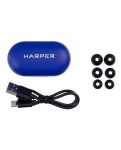 Купить Беспроводные наушники Harper HB-516 Blue  в E-mobi