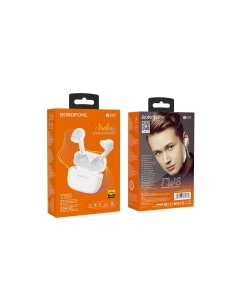 Купить Беспроводные наушники Borofone BE47 Perfecto белый  в E-mobi