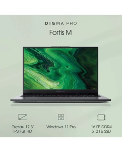 Купить Ноутбук DIGMA Pro Fortis M серый (DN17P3-ADXW04) в E-mobi
