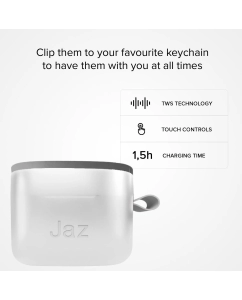 Купить Беспроводные наушники SBS Jaz Airon Rubber White (TEJZEARSETBTW)  в E-mobi
