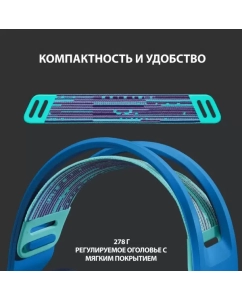 Купить Игровая гарнитура Logitech G733 Lightspeed Blue  в E-mobi