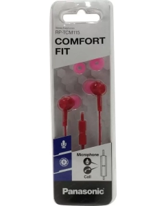Купить Проводные наушники Panasonic RP-TCM115 Pink (RP-TCM115GCP)  в E-mobi
