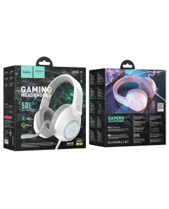 Купить Игровые наушники Hoco W108 белый  в E-mobi