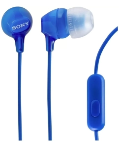 Купить Проводные наушники Sony MDR-EX15APLI синий  в E-mobi