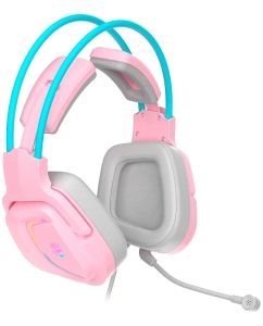 Купить Игровые наушники A4Tech Bloody G575 розовый, голубой  в E-mobi