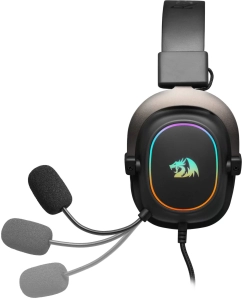 Купить Игровые наушники с микрофоном REDRAGON Zeus X, объемный звук 7.1, USB, RGB  в E-mobi